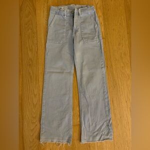 Zara Light Gray/Blue Denim Pants
